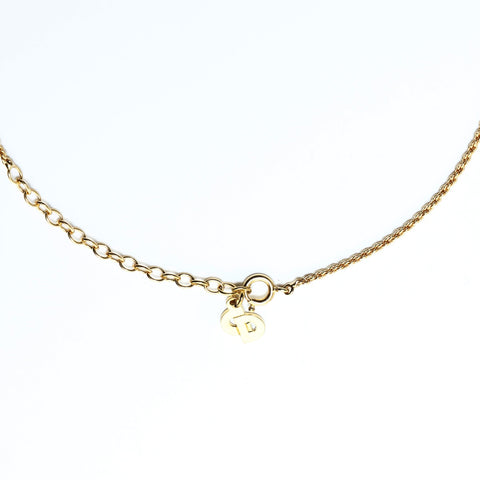 Christian Dior Rhinestone Pierce gold WS24833