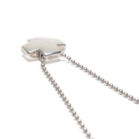 TIFFANY&Co. Cross Ball Chain 925 Necklace Silver WS24834