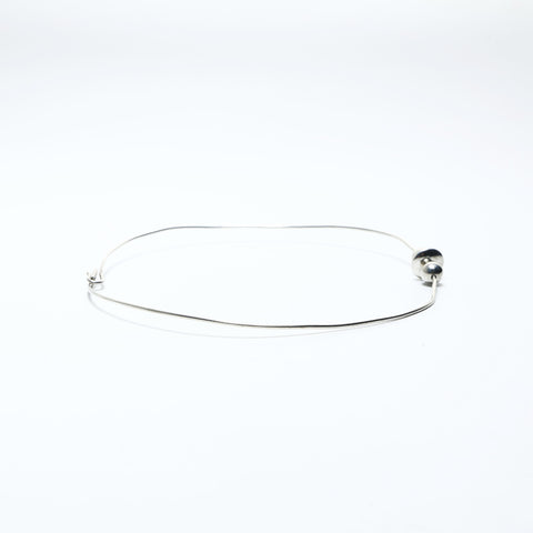 TIFFANY&Co. Wire 925 Choker Necklace Silver WS24835