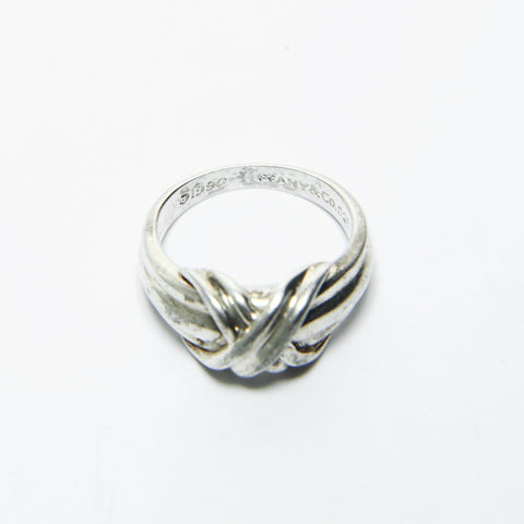 TIFFANY&Co. Cross 925 #8 Ring Silver WS24840