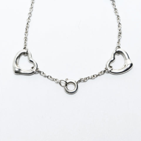 TIFFANY&Co. 925 5P Open Heart bracelet Silver WS24844