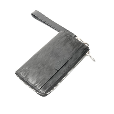 LOUIS VUITTON Zippy Dragonne Epi Purse black WS24847