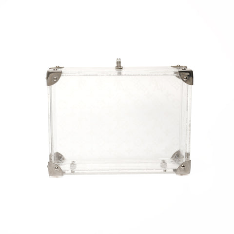 LOUIS VUITTON Monogram Love Message Mini Trunk 2000 Limited Edition Other miscellaneous goods clear WS24848