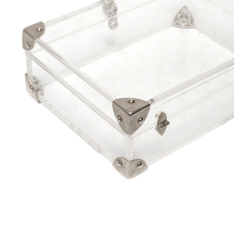 LOUIS VUITTON Monogram Love Message Mini Trunk 2000 Limited Edition Other miscellaneous goods clear WS24848