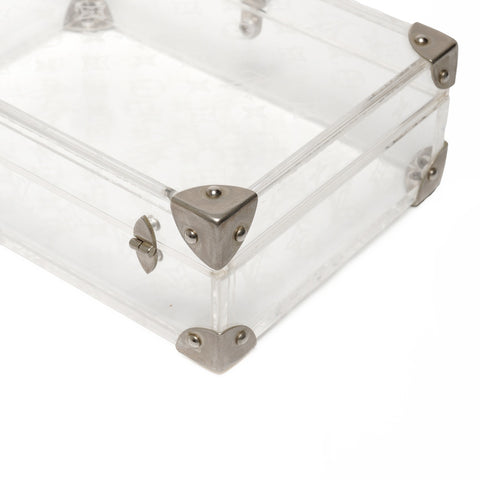LOUIS VUITTON Monogram Love Message Mini Trunk 2000 Limited Edition Other miscellaneous goods clear WS24848