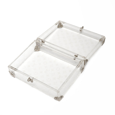 LOUIS VUITTON Monogram Love Message Mini Trunk 2000 Limited Edition Other miscellaneous goods clear WS24848