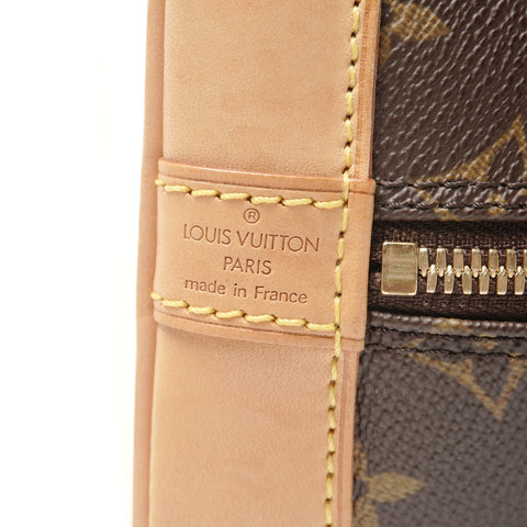 LOUIS VUITTON 2005 Monogram Alma PM Handbag Brown WS24854