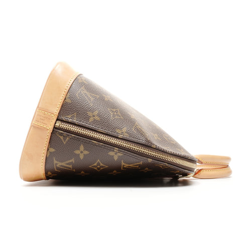 LOUIS VUITTON 2005 Monogram Alma PM Handbag Brown WS24854