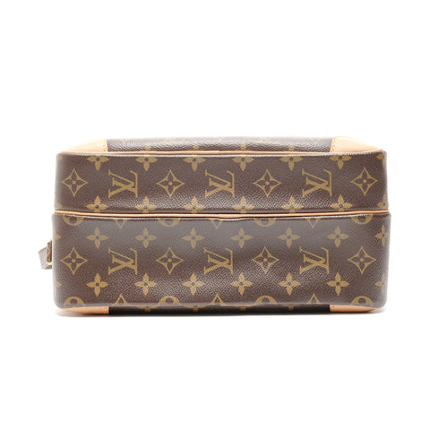 LOUIS VUITTON 2011 Monogram Nile Shoulder Bag Brown WS24855