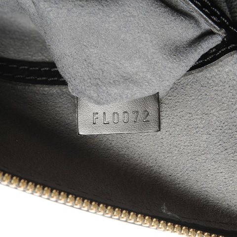 LOUIS VUITTON 2002 Epi PM Alma Handbag black WS24856