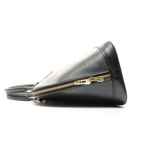 LOUIS VUITTON 2002 Epi PM Alma Handbag black WS24856