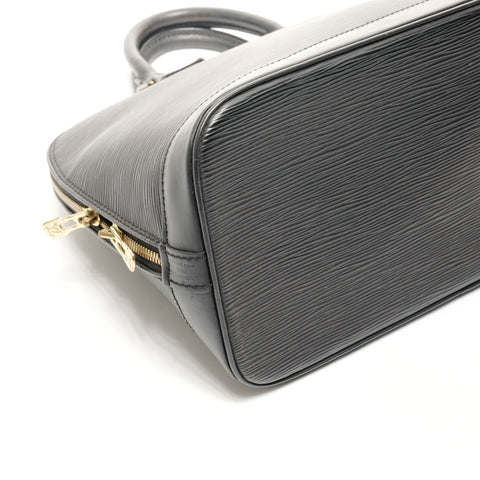 LOUIS VUITTON 2002 Epi PM Alma Handbag black WS24856