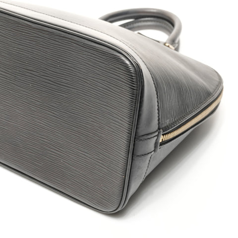 LOUIS VUITTON 2002 Epi PM Alma Handbag black WS24856