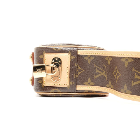 LOUIS VUITTON 2006 Monogram Perfo Mini Trocadero Shoulder Bag Brown WS24857