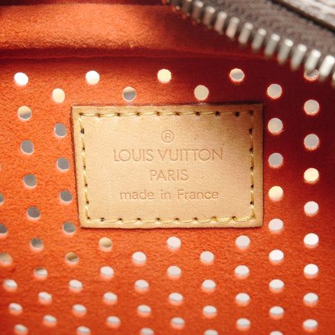 LOUIS VUITTON 2006 Monogram Perfo Mini Trocadero Umhängetasche Braun WS24858