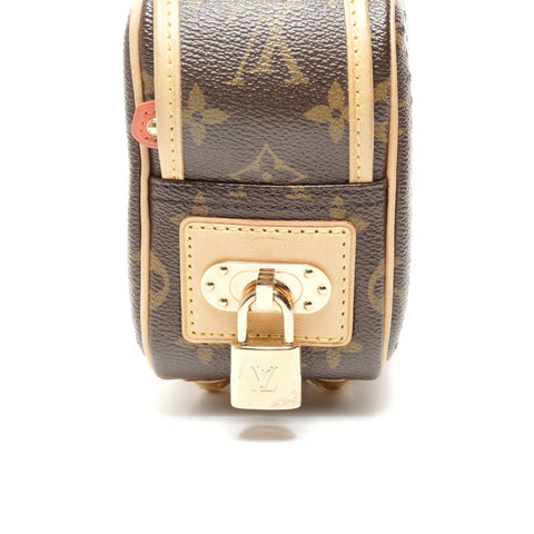 LOUIS VUITTON 2006 Monogram Perfo Mini Trocadero Shoulder Bag Brown WS24858