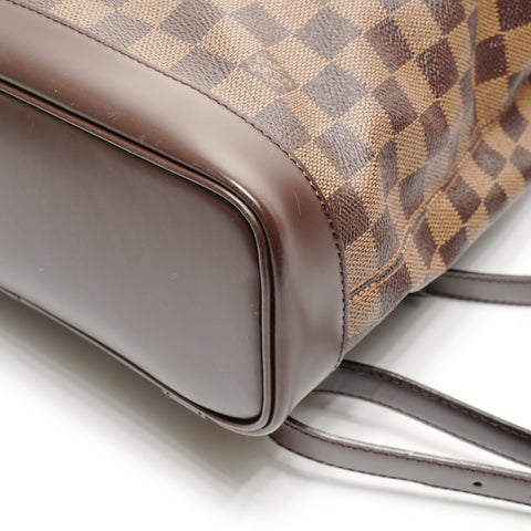 LOUIS VUITTON 2004 Soho Damier Backpack  Daypack Brown WS24860