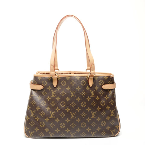 LOUIS VUITTON 2005 Batignolles Horizontal Monogram Tote Bag Brown WS24862