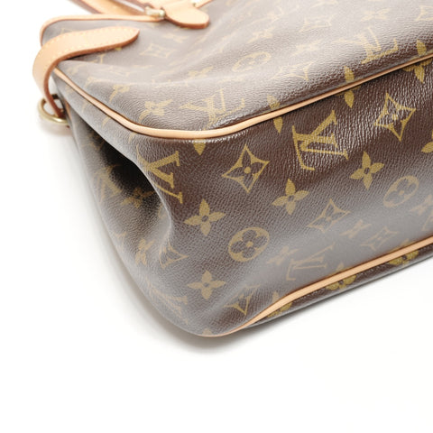 LOUIS VUITTON 2005 Batignolles Horizontal Monogram Tote Bag Brown WS24862