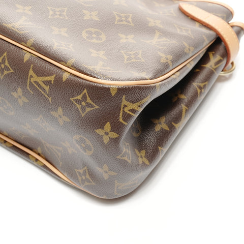 LOUIS VUITTON 2005 Batignolles Horizontal Monogram Tote Bag Brown WS24862