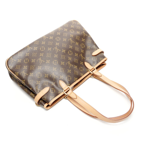 LOUIS VUITTON 2005 Batignolles Horizontal Monogram Tote Bag Brown WS24862