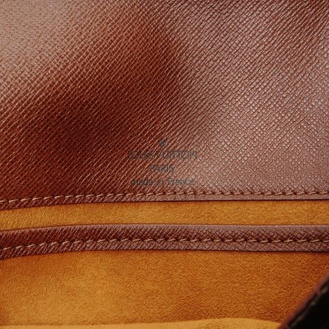 LOUIS VUITTON 2000 Monogram Musette Tango Shoulder Bag Brown WS24863