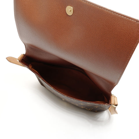 LOUIS VUITTON 2000 Monogram Musette Tango Shoulder Bag Brown WS24863