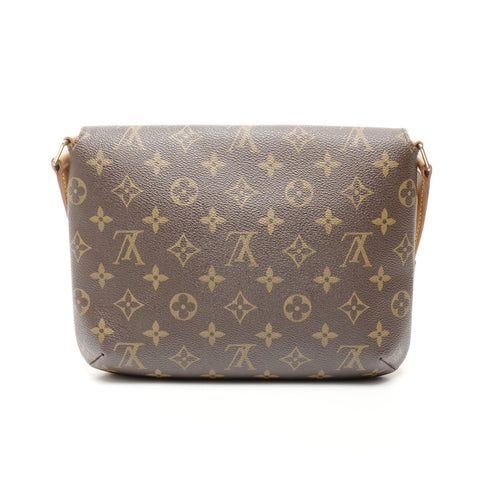 LOUIS VUITTON 2000 Monogram Musette Tango Shoulder Bag Brown WS24863