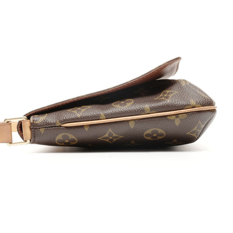 LOUIS VUITTON 2000 Monogram Musette Tango Shoulder Bag Brown WS24863