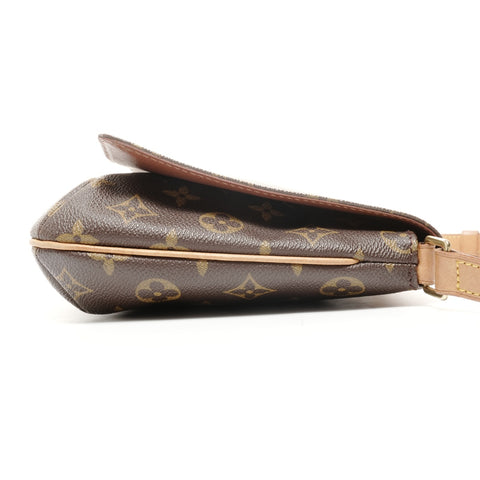 LOUIS VUITTON 2000 Monogram Musette Tango Shoulder Bag Brown WS24863