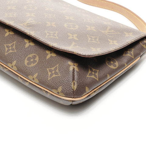 LOUIS VUITTON 2000 Monogram Musette Tango Shoulder Bag Brown WS24863