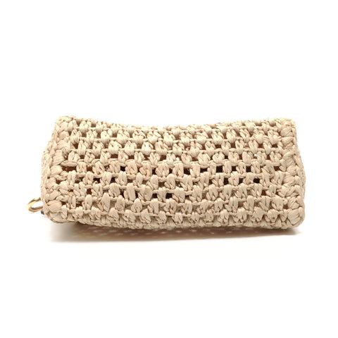 LOUIS VUITTON Nano Speedy Natural Tan Raffia Shoulder Bag beige WS24864