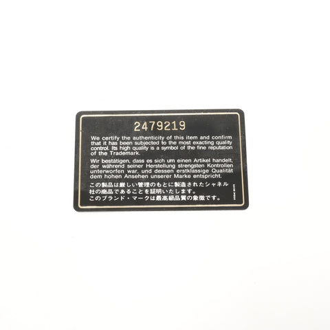 CHANEL No. 2 1991-1994 鱼子酱马特拉塞手提包链条单肩包米色 WS24865