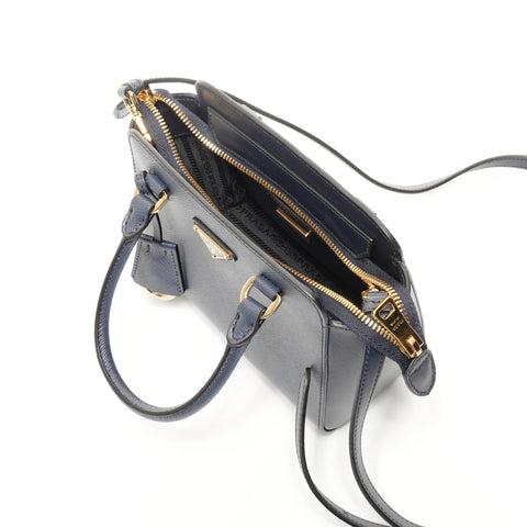 PRADA Saffiano 迷你 Nano 2way 手提包 海军蓝 WS24866