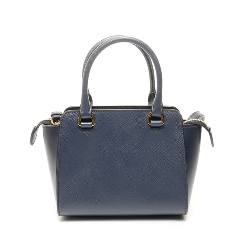 PRADA Saffiano 迷你 Nano 2way 手提包 海军蓝 WS24866