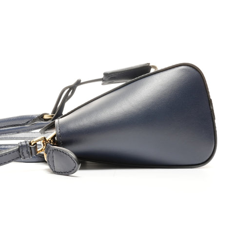 PRADA Saffiano 迷你 Nano 2way 手提包 海军蓝 WS24866