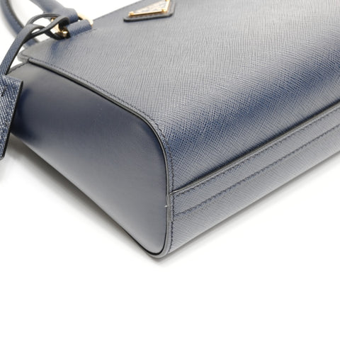 PRADA Saffiano 迷你 Nano 2way 手提包 海军蓝 WS24866