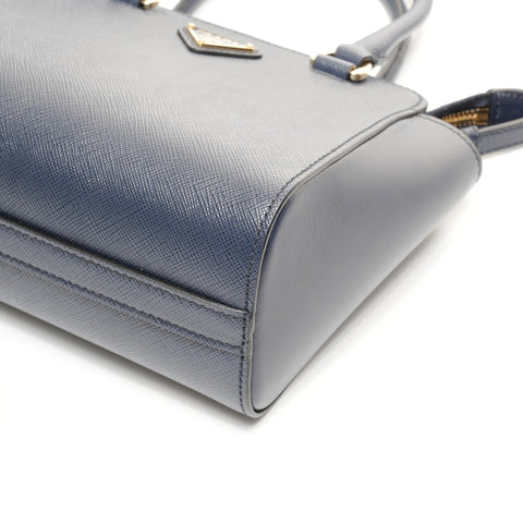 PRADA Saffiano 迷你 Nano 2way 手提包 海军蓝 WS24866