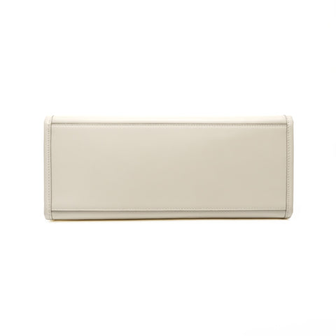 FENDI Sunshine Tote 皮革中号手提包白色 WS24867