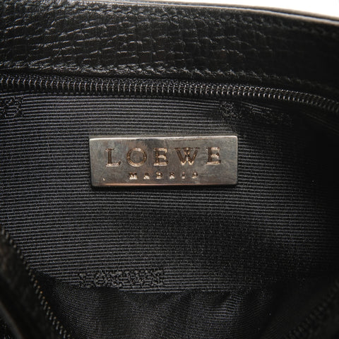 LOEWE 皮革迷你单肩包黑色 WS24869