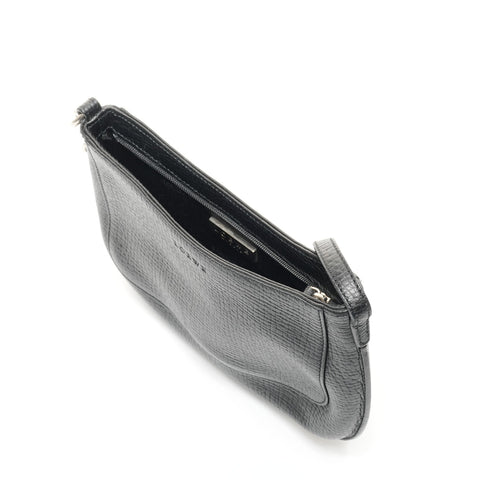 LOEWE 皮革迷你单肩包黑色 WS24869