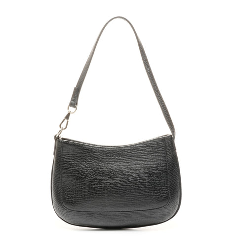 LOEWE 皮革迷你单肩包黑色 WS24869