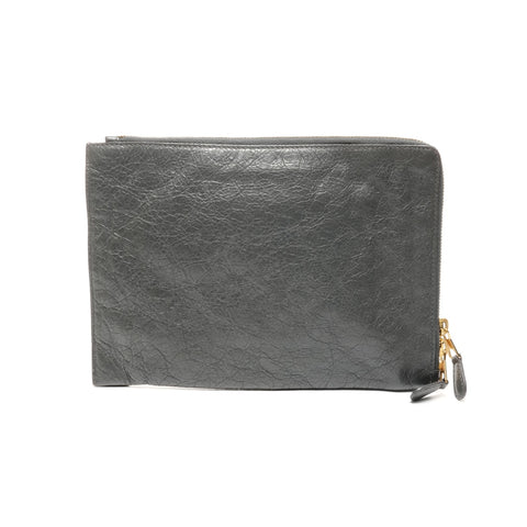 BALENCIAGA Giant Envelope 小羊皮手拿包 灰色 WS24871