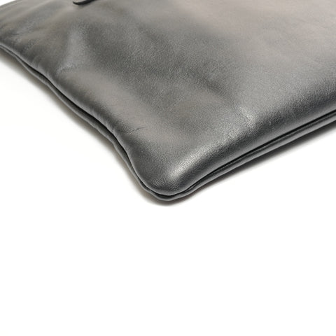 PRADA 皮革手拿包 黑色 WS24872