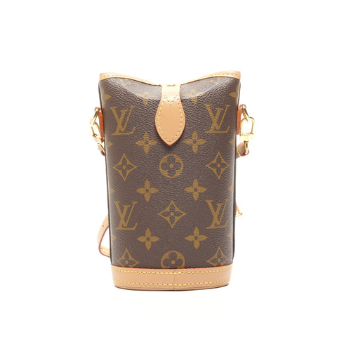 路易威登 Monogram Fold Me Pouch 单肩包 棕色 WS24874