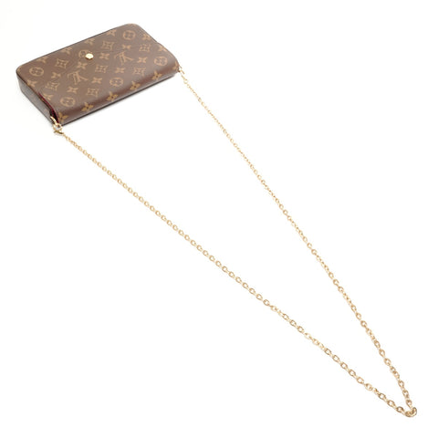 路易威登 Monogram 手拿包渡轮单肩包棕色 WS24875