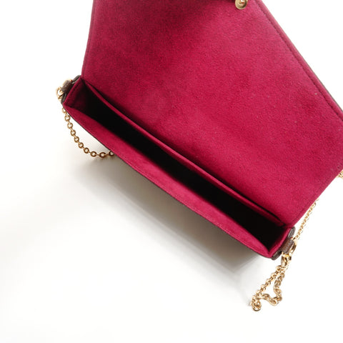 路易威登 Monogram 手拿包渡轮单肩包棕色 WS24875