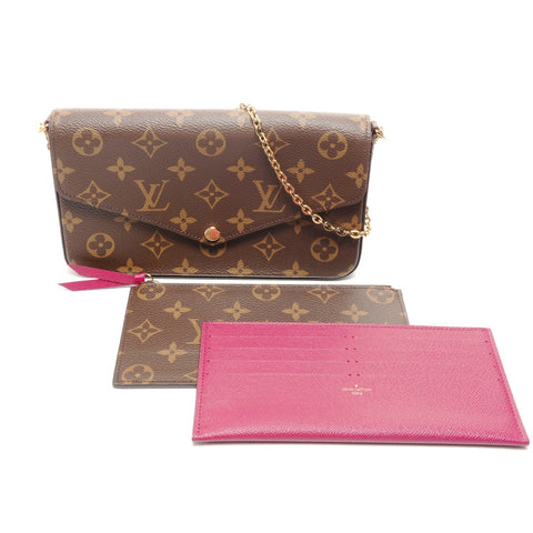 路易威登 Monogram 手拿包渡轮单肩包棕色 WS24875