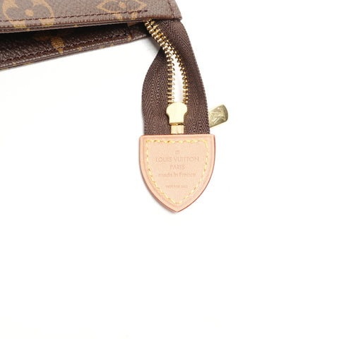 路易威登 Monogram Poche Toitte NM 手拿包 棕色 WS24877
