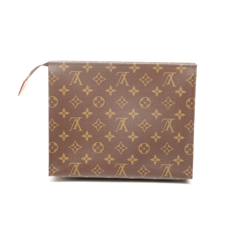 路易威登 Monogram Poche Toitte NM 手拿包 棕色 WS24877